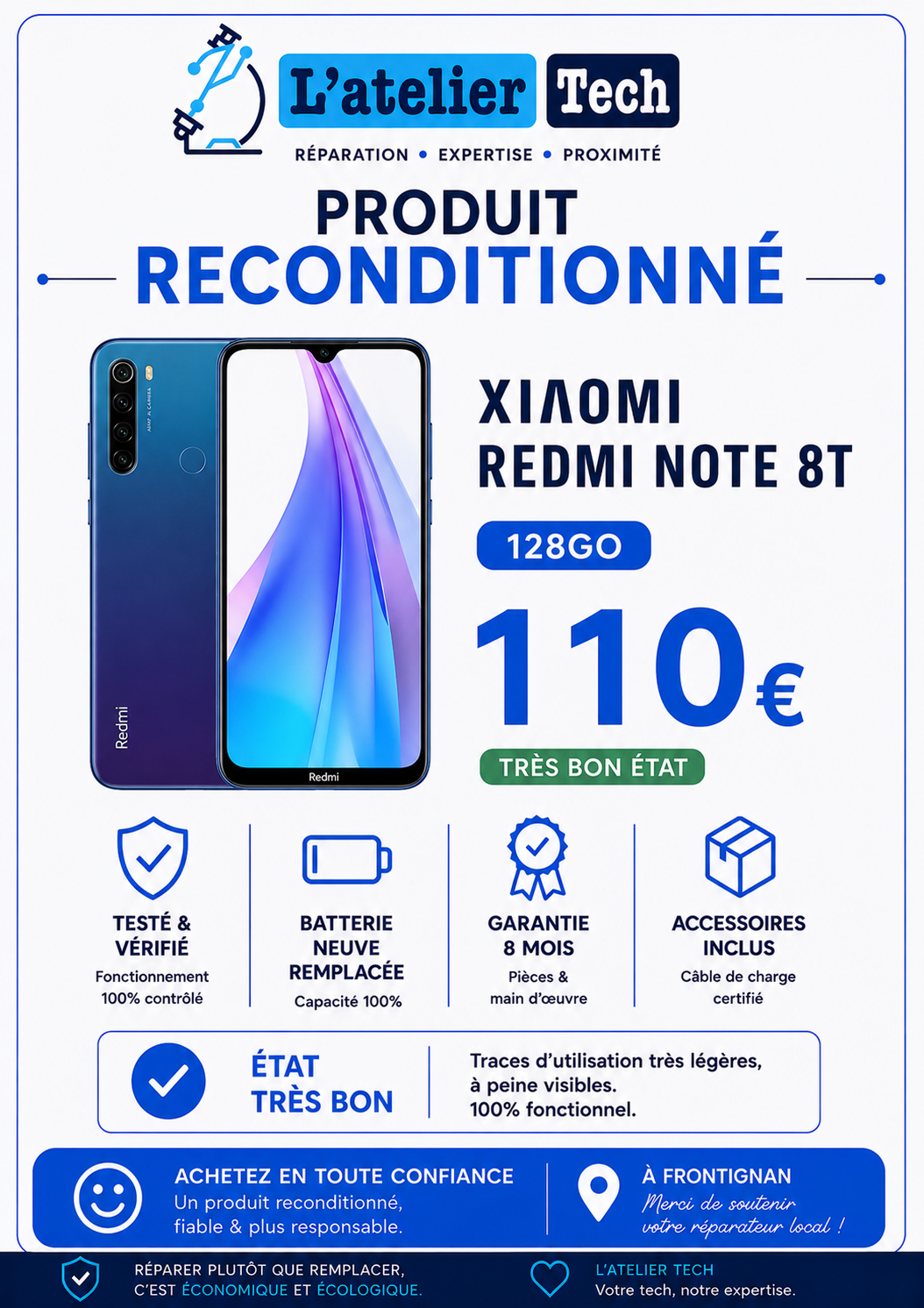 Xiaomi redmi note 8 T
